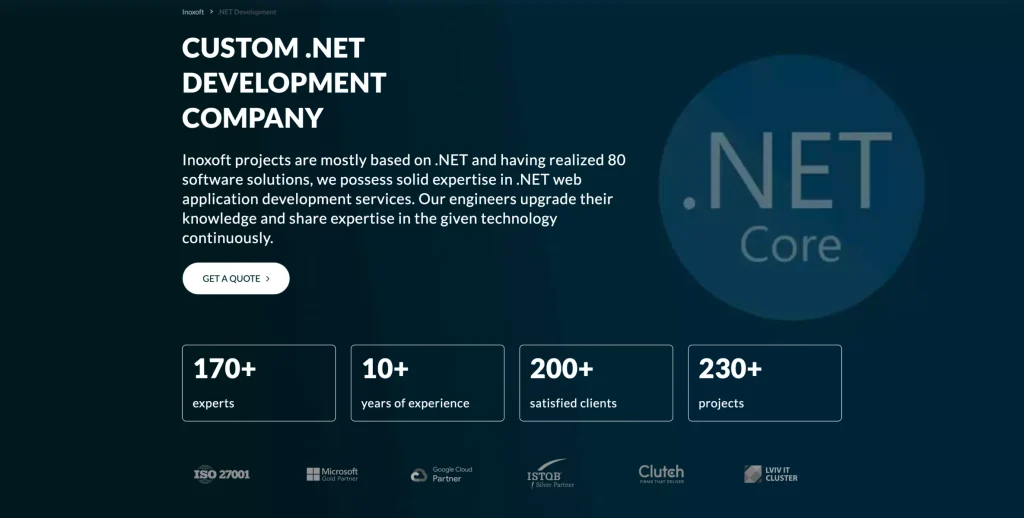 Inoxsoft .NET software development companies