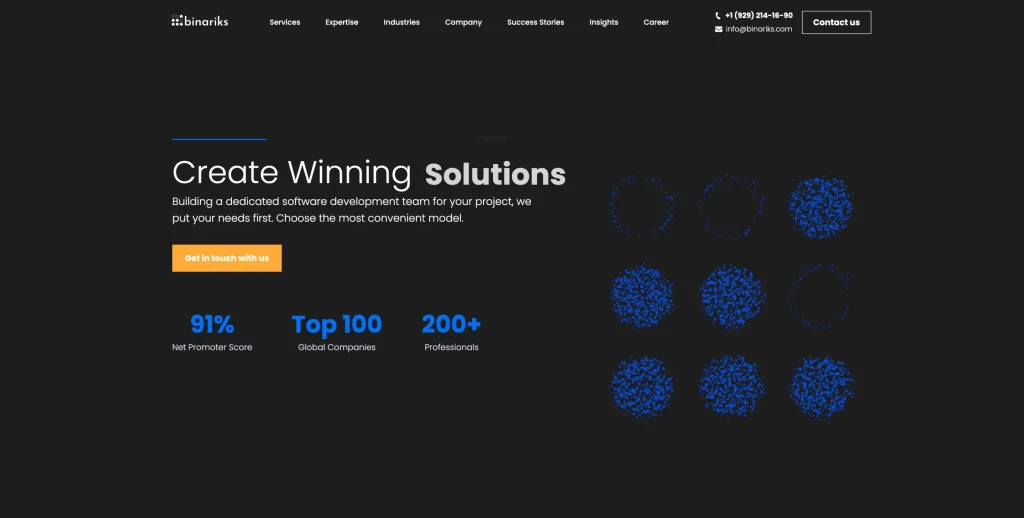 Binariks .NET software development companies