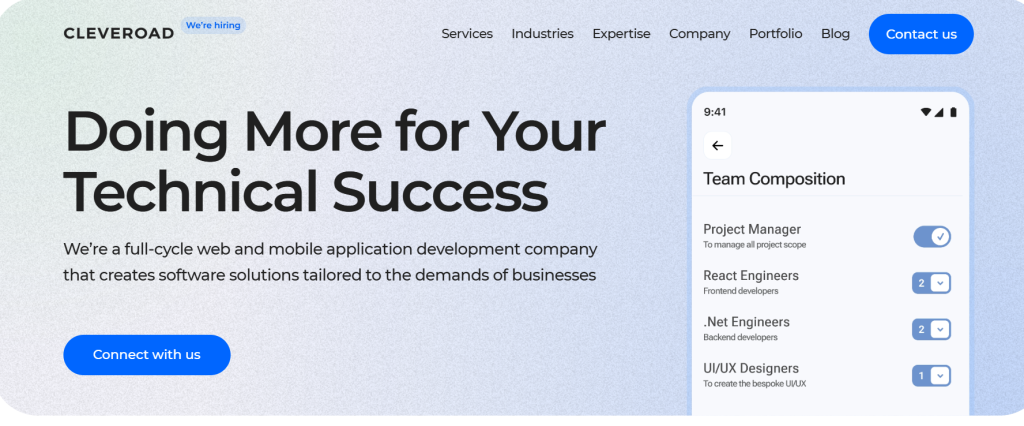 Cleveroad .NET software development company