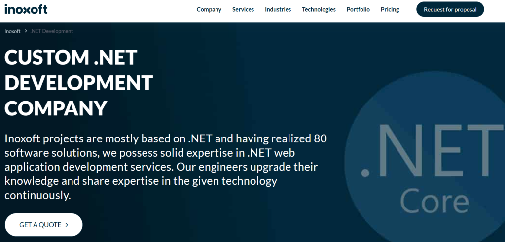 Inoxoft .NET software development company