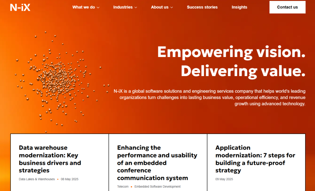 N-ix .NET software development company