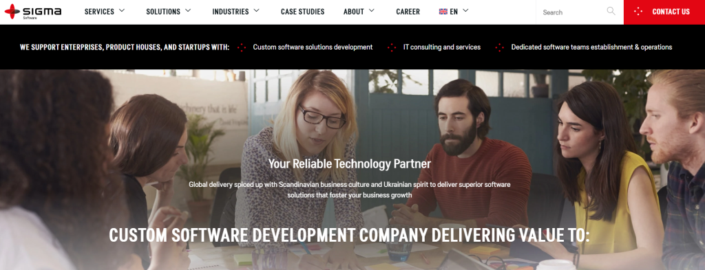 Sigma Software Group .NET software development company