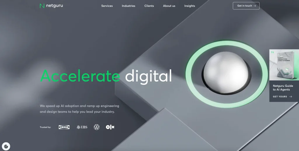Flutter app development companies - Netguru