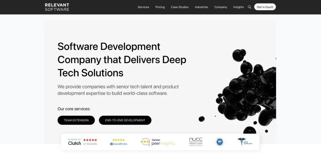 Relevant Software: AI development companies