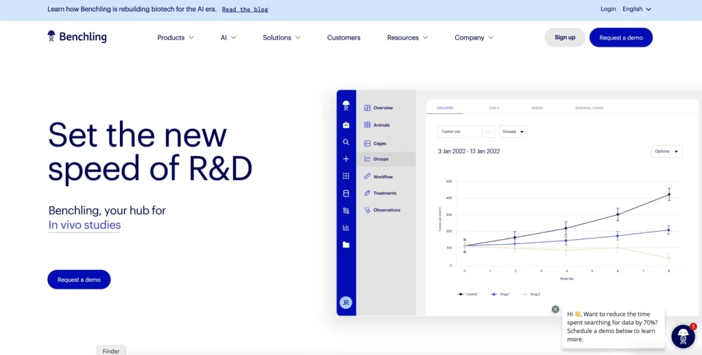 Benchling - biotech software development companies
