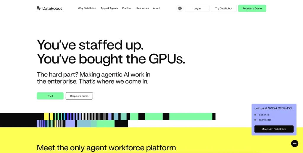 DataRobot: AI development companies