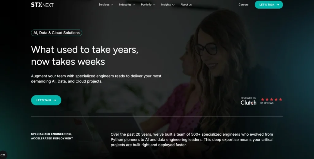 STX Next: AI development companies