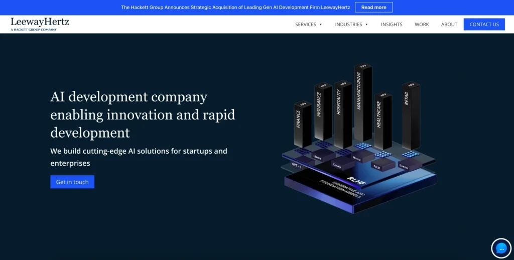 LeewayHertz - AI chatbot companies