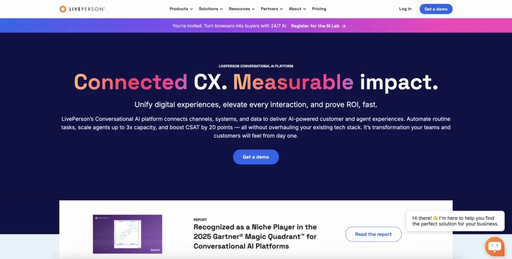 LivePerson - AI chatbot companies