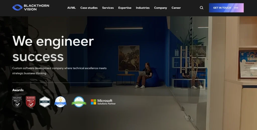 Blackthorn Vision: AI development companies