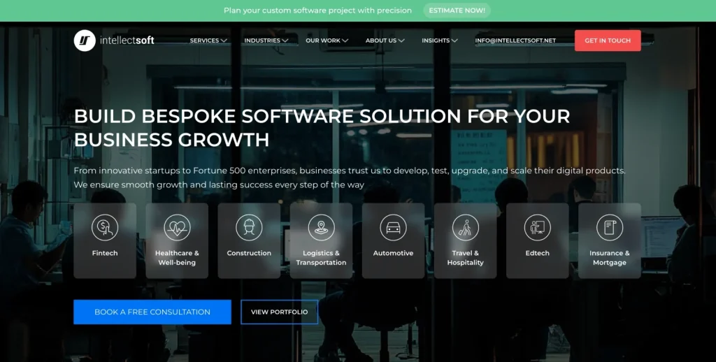 IntellectSoft - FinTech software development companies