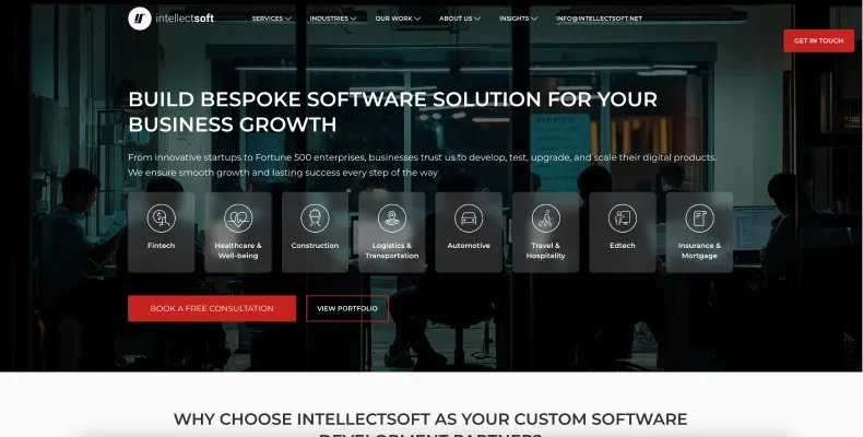 SaaS development companies - Intellectsoft