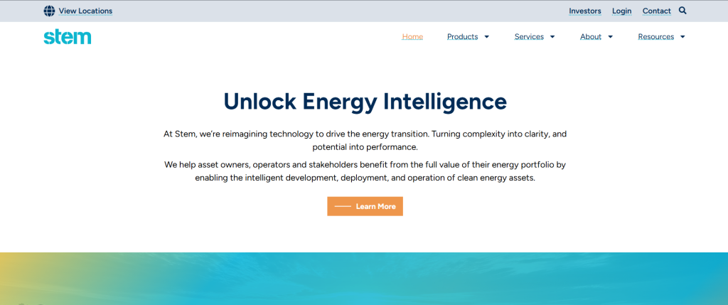 Energy software companies - Stem