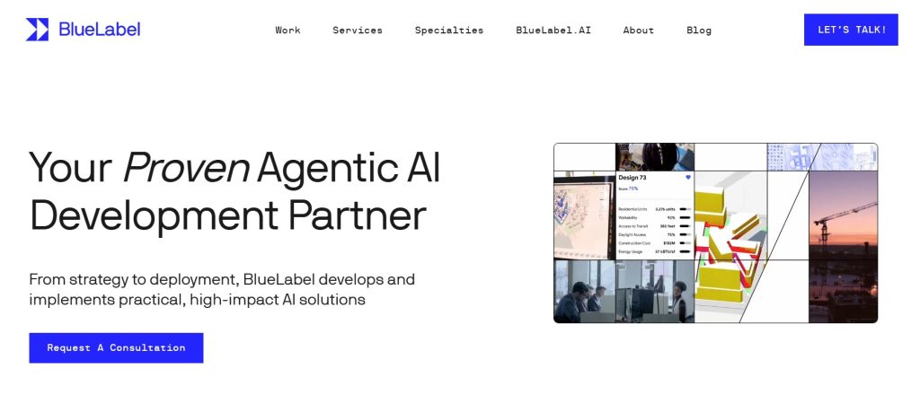 Android app development companies - Blue Label