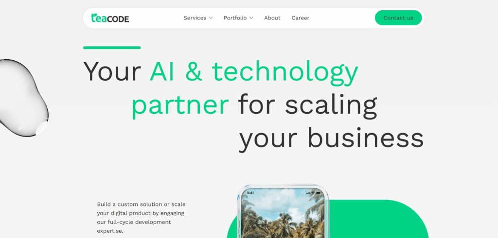 ReactJS development companies - TeaCode