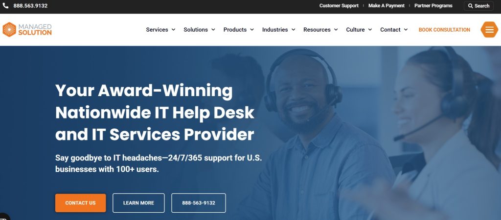 IT Managed Service Providers - ManagedSolution 