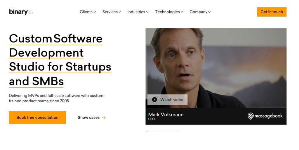 Angular development company- Binary Studio 