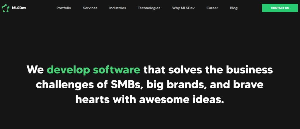 Angular development company- MLSDev 