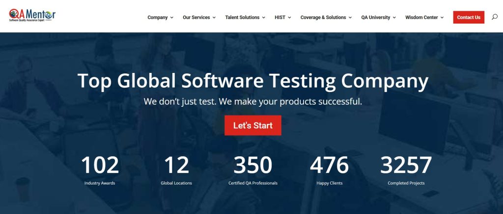 Top Software Testing Companies - QA Mentor