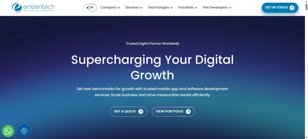 Web Development services - Emizen Tech