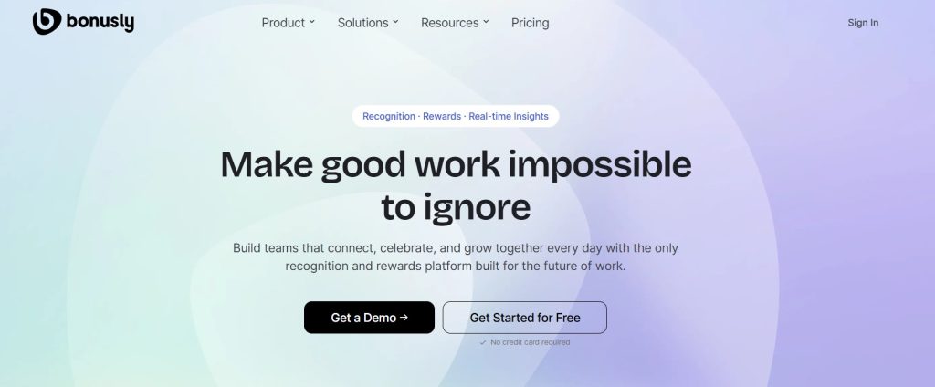employee recognition software - Bonusly  
