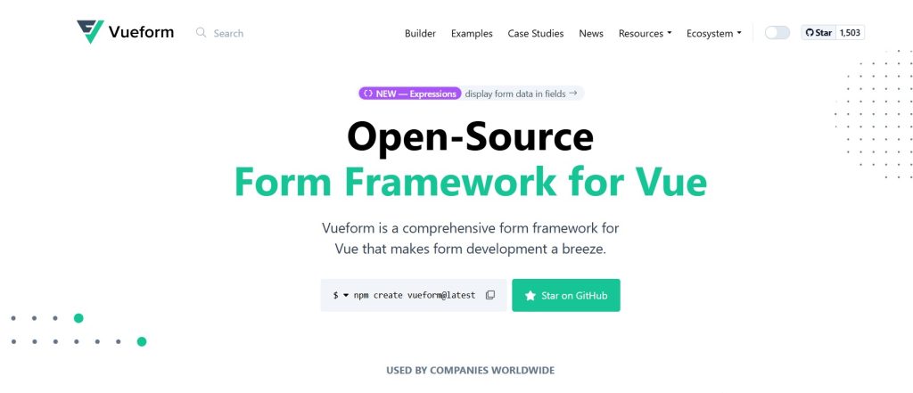 Vue.js development services - Vueform