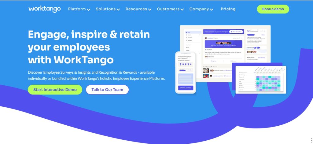 employee recognition software - WorkTango