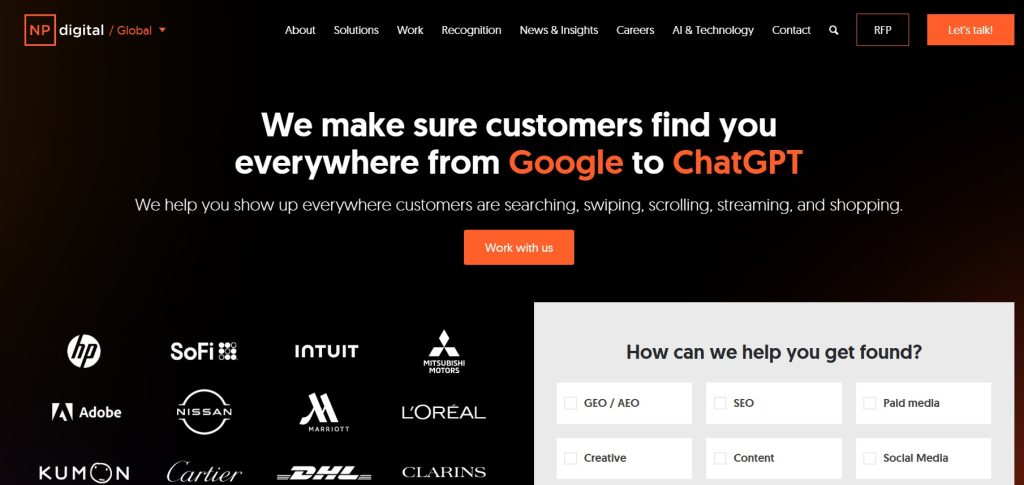 SEO Companies in the USA - NP Digital