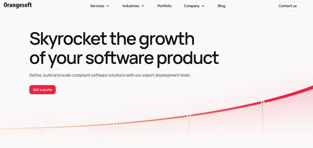 healthcare app development company - Orangesoft