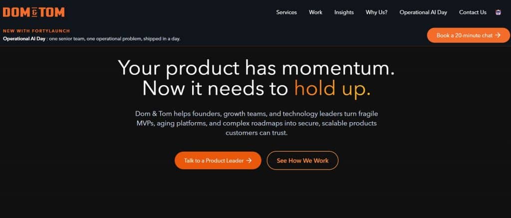 fitness app development services - Dom & Tom