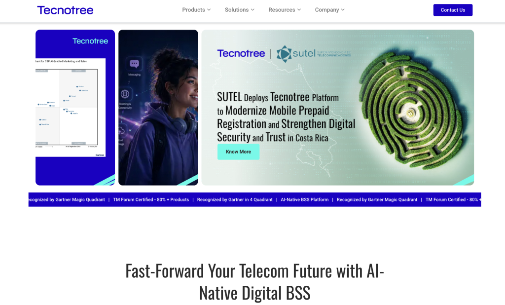 telecom software development companies - Tecnotree