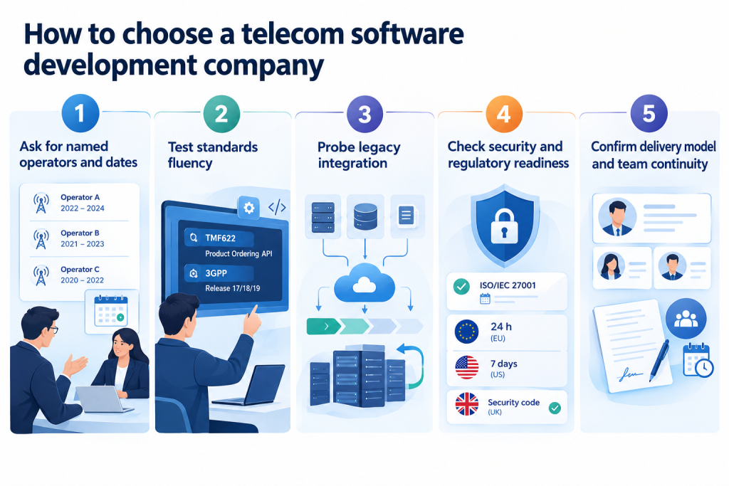 How to choose a telecom software development company